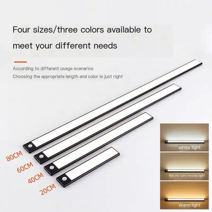 Smart Charging Magnetic LED Sensor Light for Cabinets