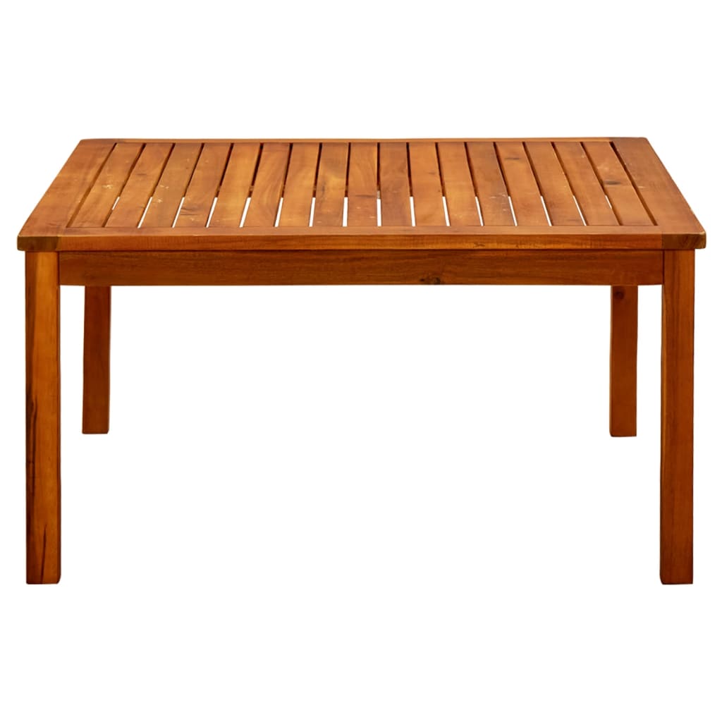 NNEVL Garden Coffee Table 85x85x45 cm Solid Acacia Wood
