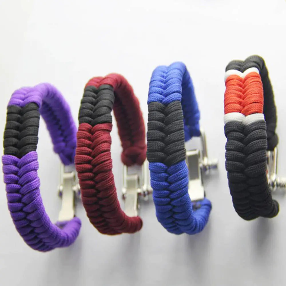 Outdoor Seven-Core Braided Ribbon Bracelet