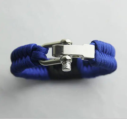 Outdoor Seven-Core Braided Ribbon Bracelet