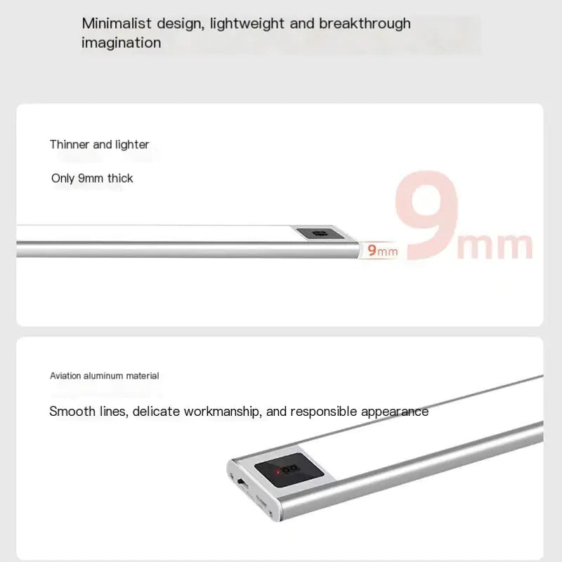 Smart Charging Magnetic LED Sensor Light for Cabinets