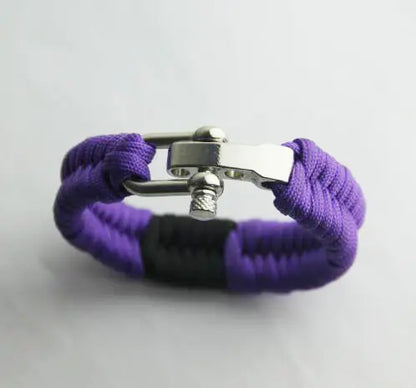 Outdoor Seven-Core Braided Ribbon Bracelet