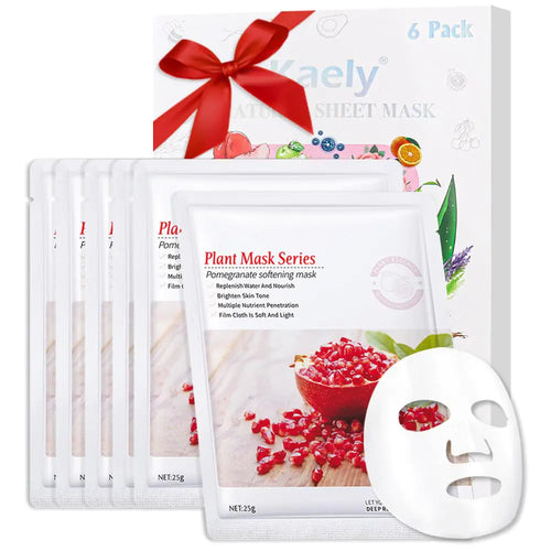 10 PCS Real Nature Hydrating Nature Face Masks Skincare Hyaluronic Acid Vitamin C and E Chamomile Korean Beauty Essence Facial Paper Sheet Mask for Skin Care Moisturizing (10pcs-set01)